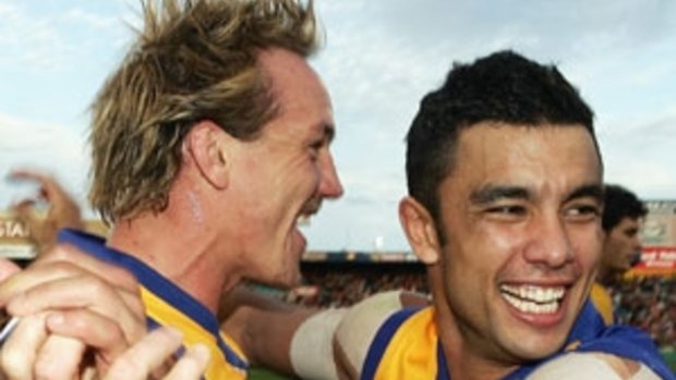 Daniel Chick and Daniel Kerr in more friendly times.