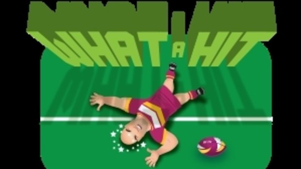 Footy fun: A Gorden Tallis emoji.