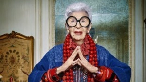 American style maven Iris Apfel was appointed ambassador of Australia fashion label Blue Illusion. 