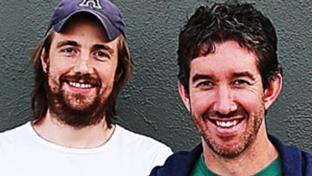 Mike Cannon-Brookes and Scott Farquhar, co-founders of Atlassian. The company bypassed the ASX and listed directly on NASDAQ.