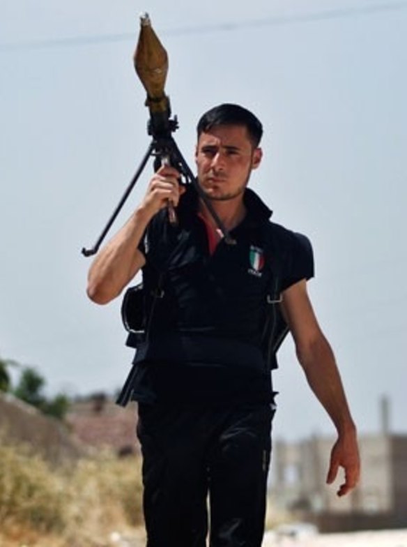 Another weapon-wielding good looking meme.