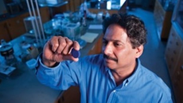 Professor Mas Subramanian and his team accidentally discovered a new blue pigment with applications for energy efficiency. 
