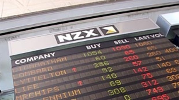 While the local sharemarket is struggling, the NZX has hit a record high.