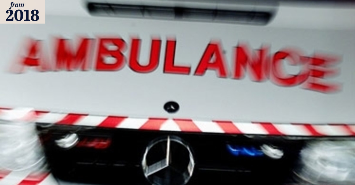 Two children taken to hospital after being hit by a taxi in North Sydney