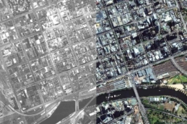 Melbourne Aerial Map 1970 A Bird's-Eye View Of Melbourne's Transformation From 1945 To 2015
