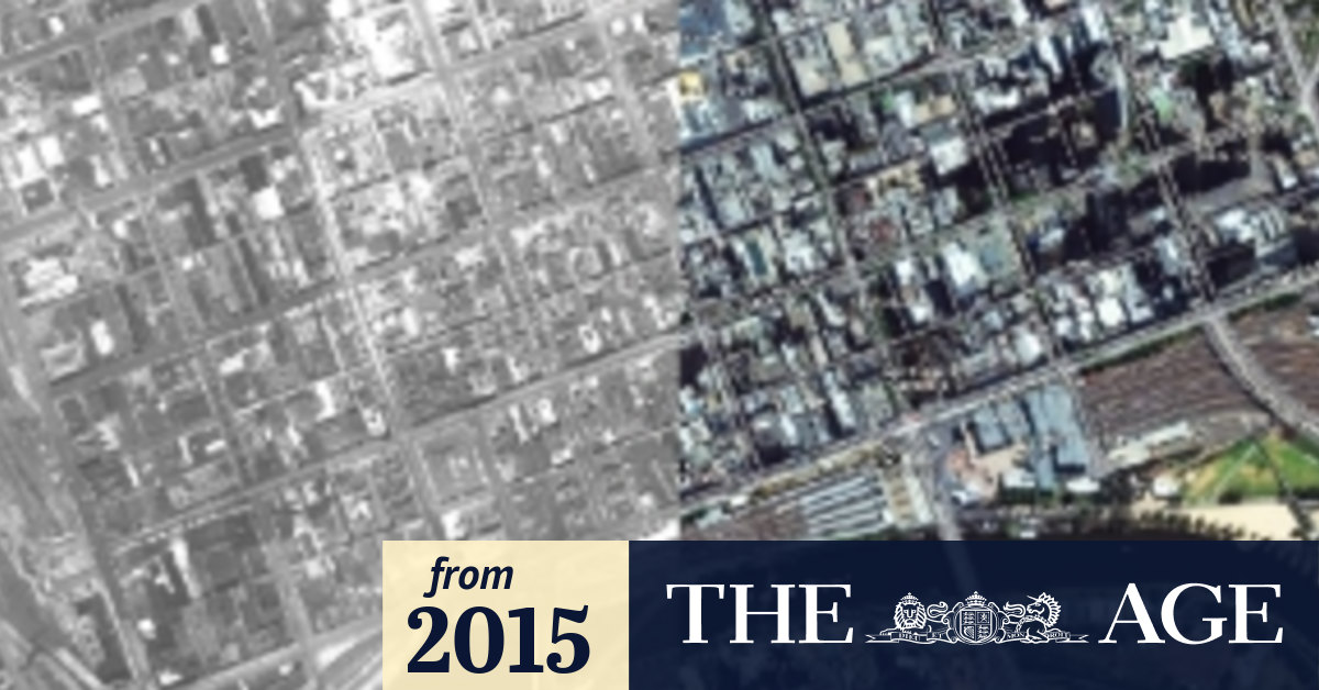 Melbourne Aerial Map 1970 A Bird's-Eye View Of Melbourne's Transformation From 1945 To 2015