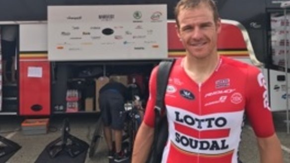 Sore, but not sorry: Adam Hansen has continued his record run in grand tours.