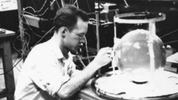 David Bies in his laboratory.