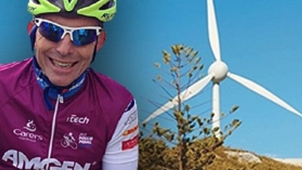 Tony Abbott thinks wind turbines are noisy and ugly.
