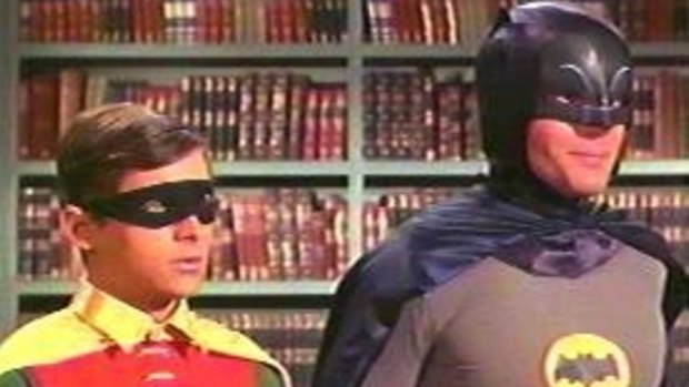 Batman and Robin in the 1960s TV series. 