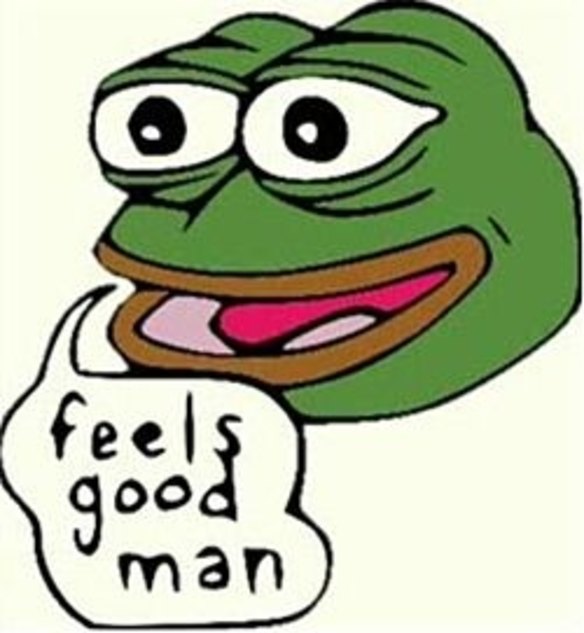 Pepe the Frog has been deemed an icon of hate groups for its use by the alt-right online.