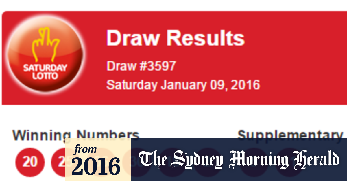 latest saturday lotto results victoria