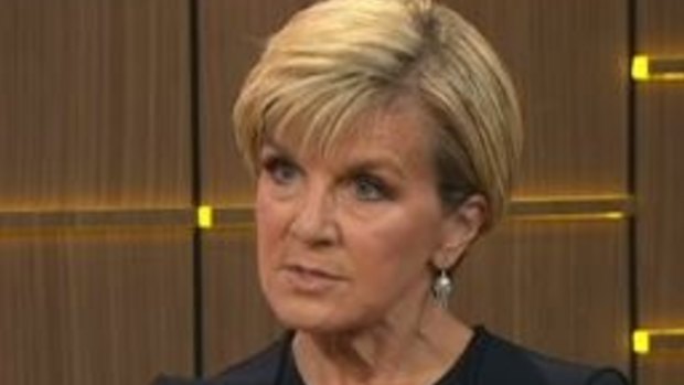 Foreign Minister Julie Bishop has raised the spectre of an international tribunal. 