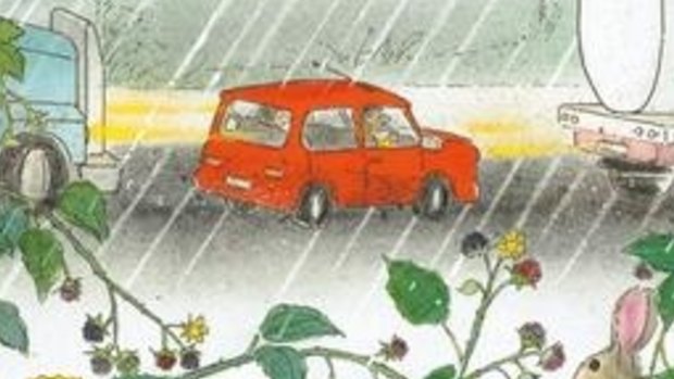 Picture book of the year, <i>Home in the Rain</I>, by Bob Graham.