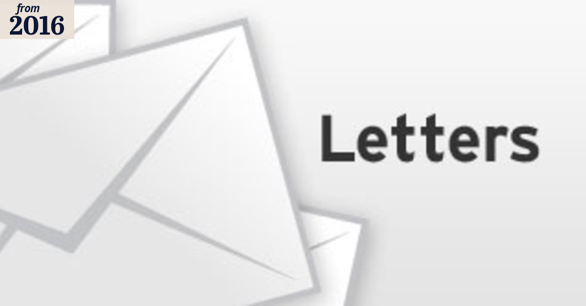 SMH Letters March 20, 2016