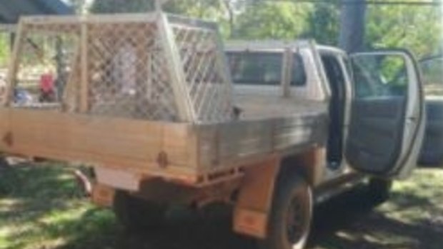 Ms Steele's ute has a dog cage on the back, and police are hoping witnesses will come forward, having seen the vehicle in Cooktown on August 2.