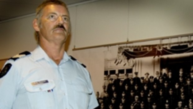 Mr Fenton as a senior constable in 1984. 