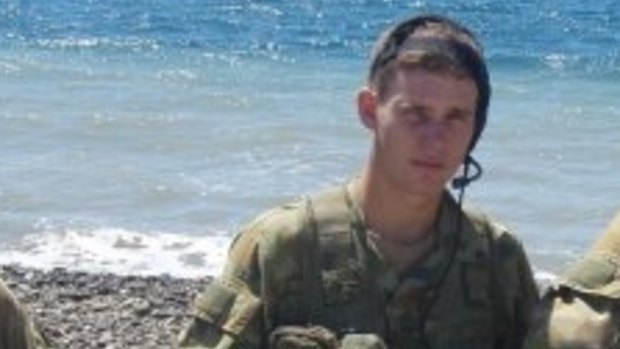 Lachlan Floyd in his army days.