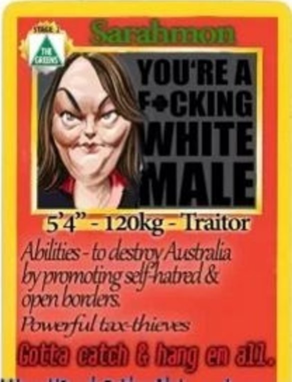 Waleed Aly and Sarah Hanson Young are targeted in the racist campaign