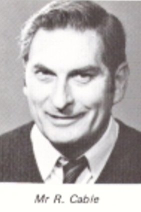A picture of Francis Cable, the St Edmund's College yearbook.