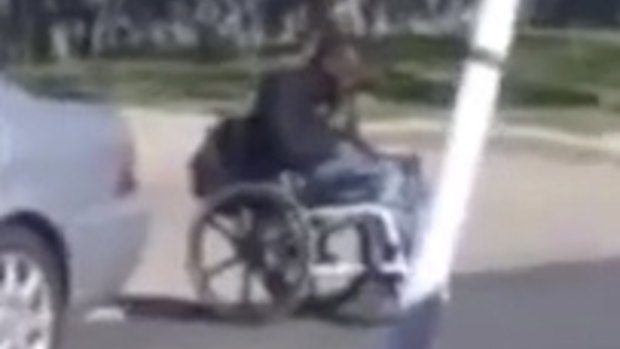 Jeremy McDole in his wheelchair in Wilmington, Delaware, before he was shot on Wednesday, September 23.

Screen Shot 2015-09-25 at 1.33.57 PM.png