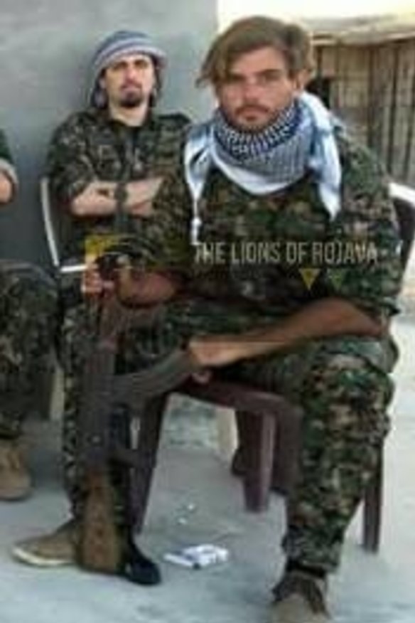 Killed fighting Islamic State ... 23-year-old Gold Coast man Reece Harding.