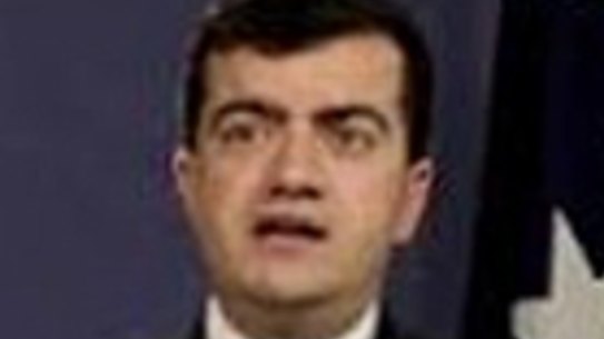 Huang Xiangmo and Sam Dastyari at a press conference for the Chinese community in Sydney on July 17, 2016.