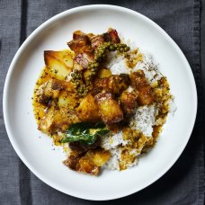 One pan yellow pork curry top