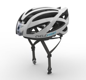 New bicycle helmet records vision that can be live streamed on a phone