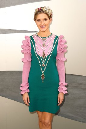 Mirka federer green dress cheap