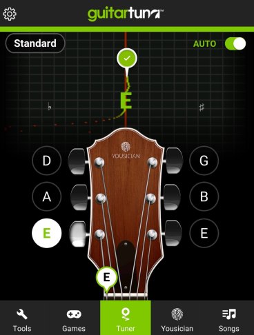 Yousician sales guitar tuner