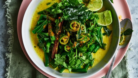 Thai bean curry top