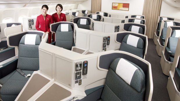 Airline review Cathay Pacific business class