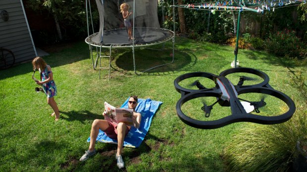 Can i fly a drone in my shop backyard
