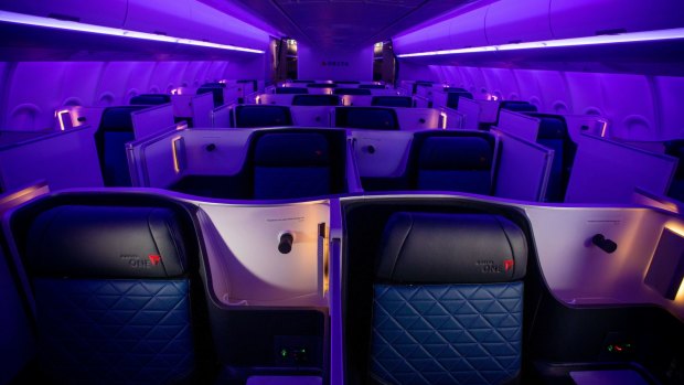 Delta airbus online a350 business class