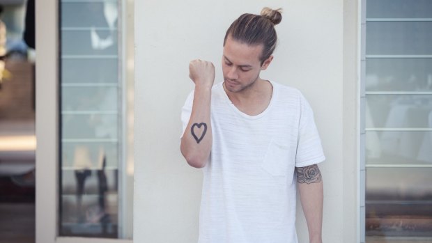 Heart on shop your sleeve