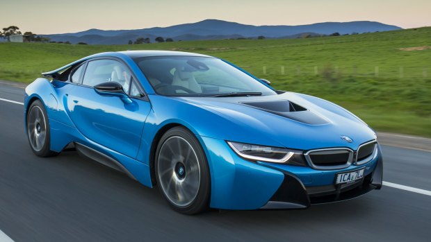 Bmw i8 shop hybrid sports car