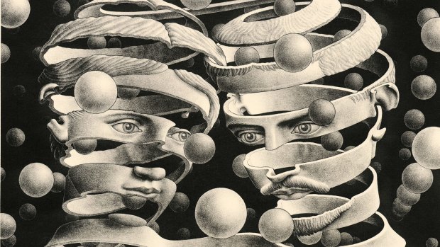 アート・デザイン・音楽 M.C. Escher's Universe of Mind Play MFA exhibit highlights Escher's imagination and dazzling