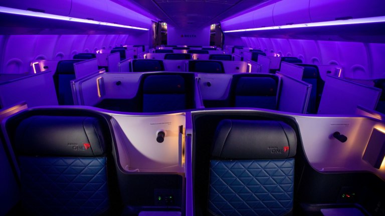 Delta airbus best sale a350 business class