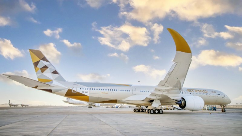 Etihad unveils new 'Sustainability50' Airbus A350-1000 aircraft 