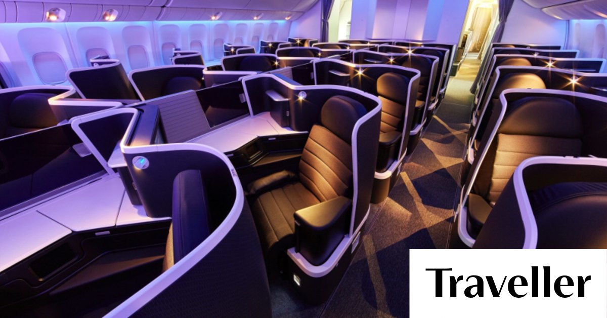 Airline review Virgin Australia business class Boeing 777 300ER
