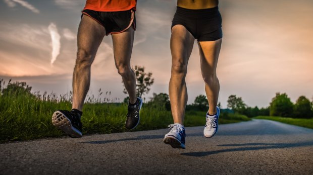 Heel to toe clearance running