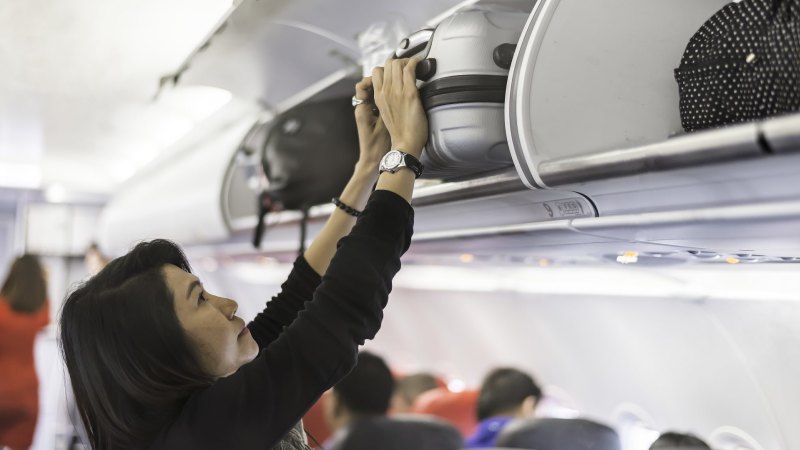 Qantas international 2025 carry on size
