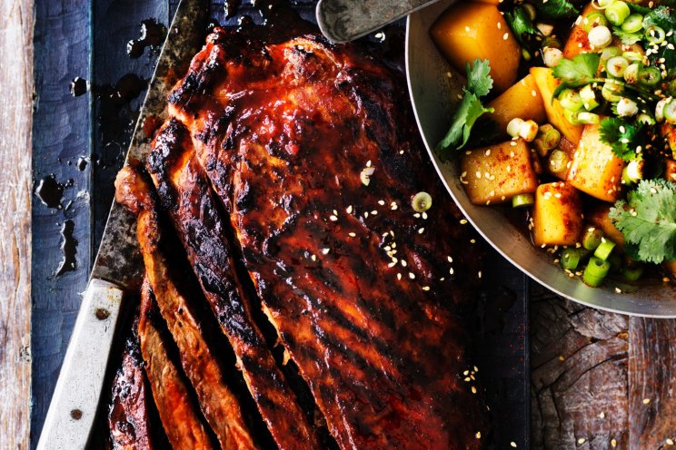 Neil Perry s spicy skirt steak and potatoes