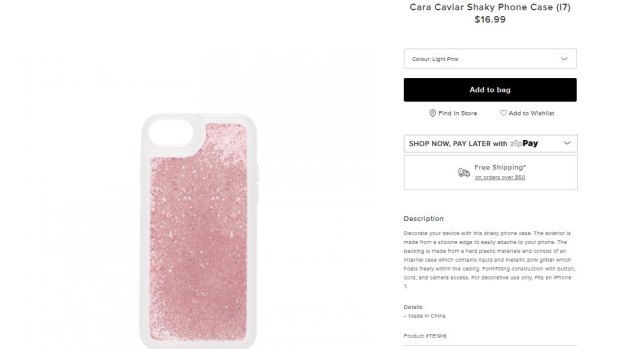 Victoria s Secret glitter iPhone cases recalled after causing