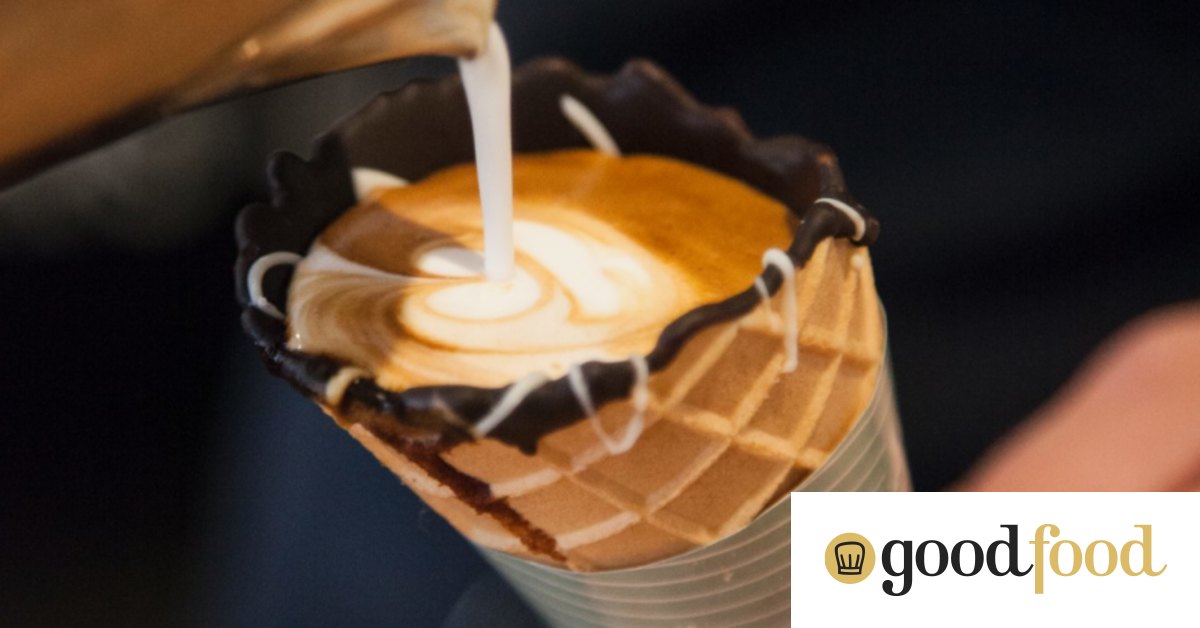 Coffee in a cone lands in Australia