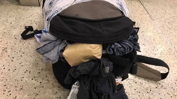 TSA airport security in the USA They broke my zip and allowed my bag to travel open on flights