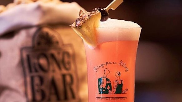 Raffles' Long Bar reopens with a reimagined Singapore Sling