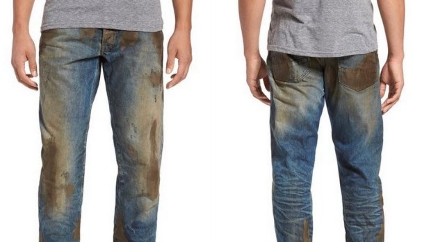 Nordstrom mud sale stained jeans