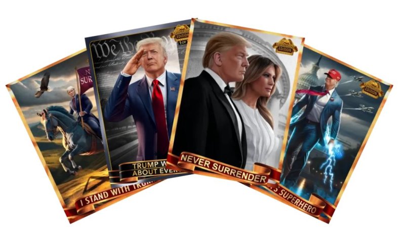 Trump will send you a piece of his mugshot suit … if you buy $7000 worth of his NFTs